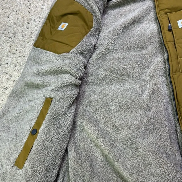 Carhartt plus size 2X Sherpa lined vest NWT - Picture 6 of 9